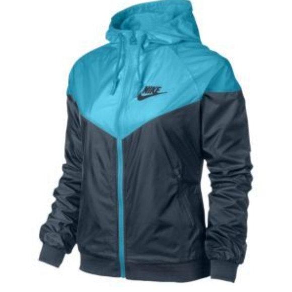 Nike Color Block windbreaker windrunner hooded xs - Picture 5 of 7